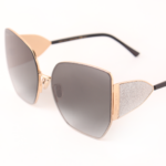 Lente Jimmy Choo River/s Lateral Plata Original Dama - Imagen 3
