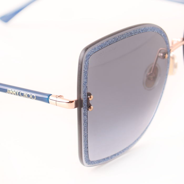 Lente Jimmy Choo Leti/s marco azul Original Dama - Imagen 2
