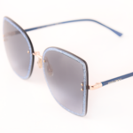 Lente Jimmy Choo Leti/s marco azul Original Dama - Imagen 3