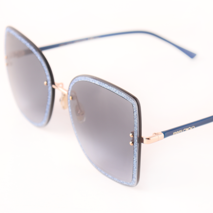 Lente Jimmy Choo Leti/s marco azul Original Dama - Imagen 3