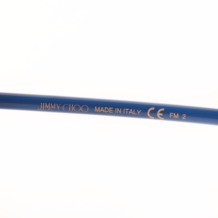 Lente Jimmy Choo Leti/s marco azul Original Dama - Imagen 5