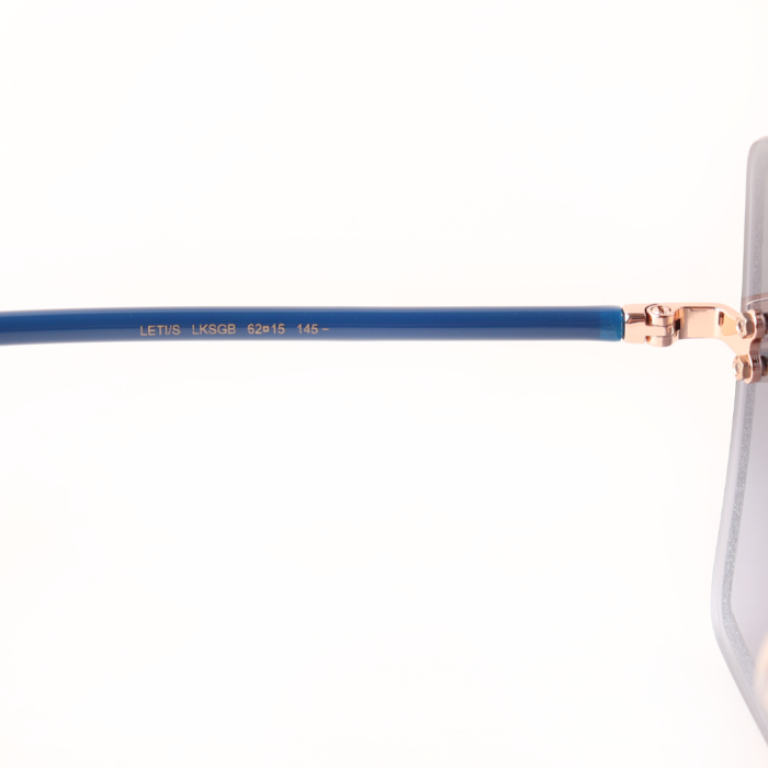 Lente Jimmy Choo Leti/s marco azul Original Dama - Imagen 6