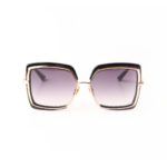 Lente Dita Narcissus Negro/Dorado cristal gris oscuro degradado Original Dama
