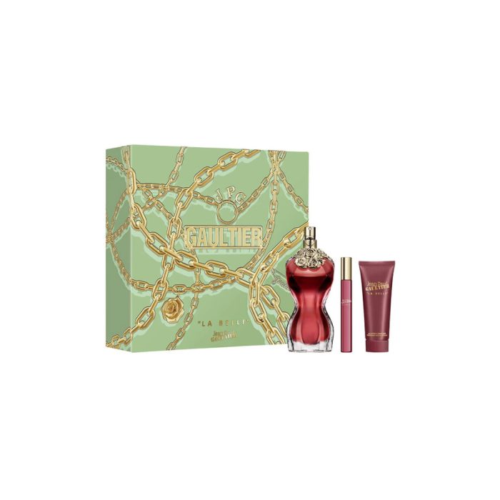 Set Jean Paul Gaultier La Belle EDP 100 ml + 10 ml EDP + 75 ml Body Lotion Original Dama - Imagen 2
