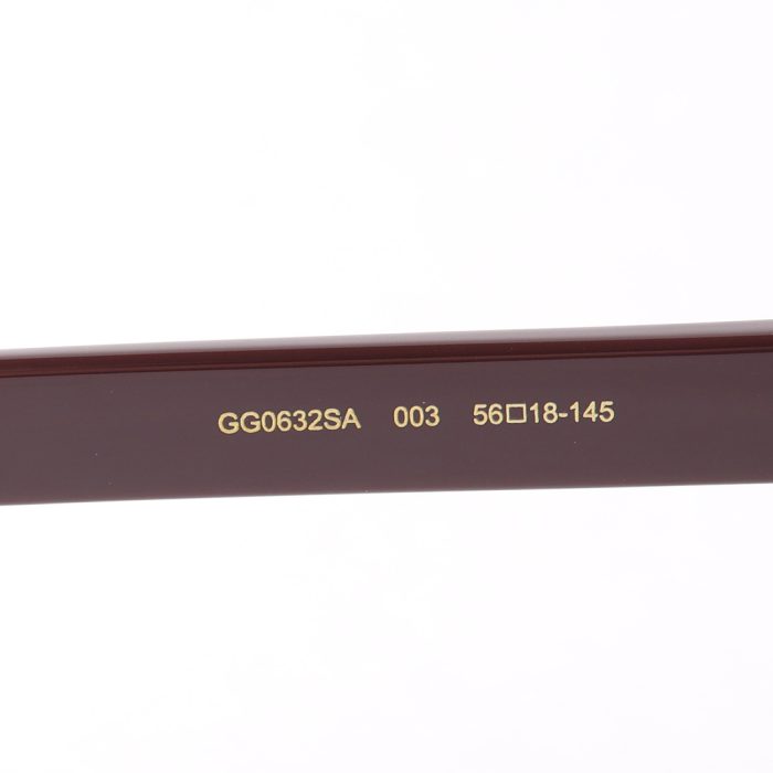 Lente Gucci GG0632SA 003 Tono Vino Original Dama - Imagen 6